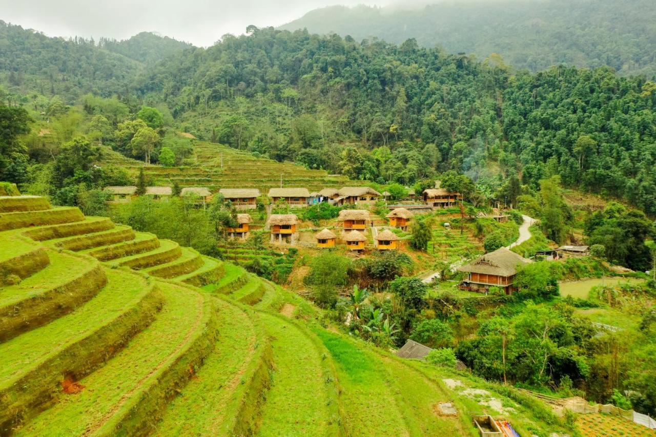 Hoàng Su Phì Bungalow Exterior foto