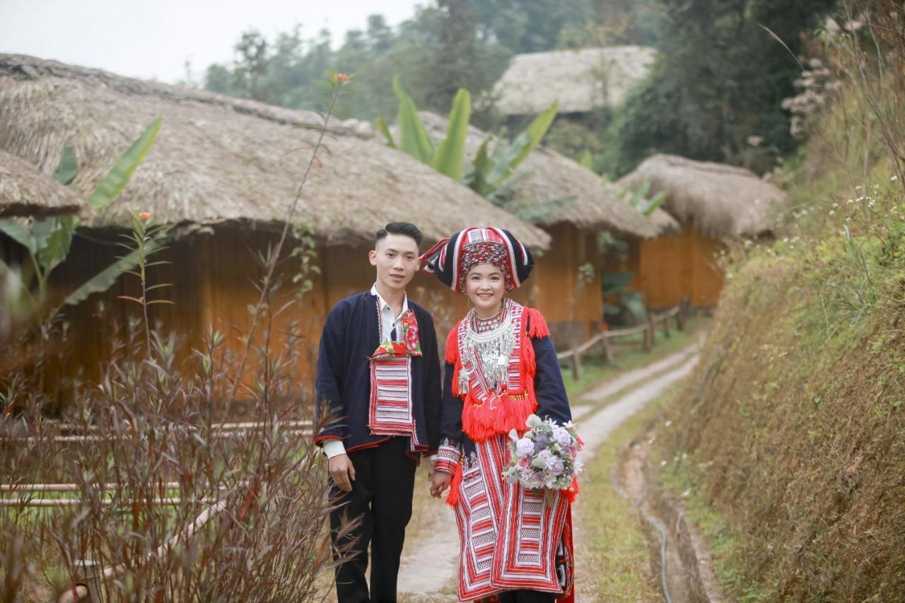 Hoàng Su Phì Bungalow Exterior foto